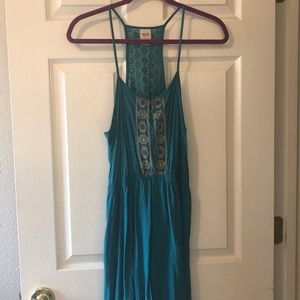 Teal Racerback Dress